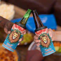 Luxembourg Christmas 4 in 1 Can Cooler Tumbler Schei Chreschtdeeg Xmas Pattern - Wonder Print Shop