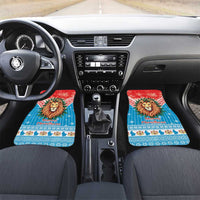 Luxembourg Christmas Car Mats Schei Chreschtdeeg Xmas Pattern - Wonder Print Shop