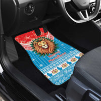 Luxembourg Christmas Car Mats Schei Chreschtdeeg Xmas Pattern - Wonder Print Shop