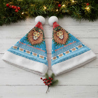 Luxembourg Christmas Santa Hat Schei Chreschtdeeg Xmas Pattern - Wonder Print Shop