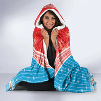 Luxembourg Christmas Hooded Blanket Schei Chreschtdeeg Xmas Pattern - Wonder Print Shop