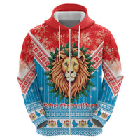 Luxembourg Christmas Hoodie Schei Chreschtdeeg Xmas Pattern - Wonder Print Shop