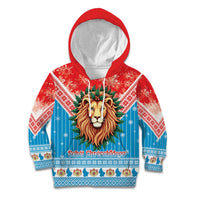 Luxembourg Christmas Kid Hoodie Schei Chreschtdeeg Xmas Pattern - Wonder Print Shop