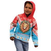 Luxembourg Christmas Kid Hoodie Schei Chreschtdeeg Xmas Pattern - Wonder Print Shop