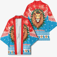 Luxembourg Christmas Kimono Schei Chreschtdeeg Xmas Pattern - Wonder Print Shop