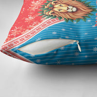 Luxembourg Christmas Pillow Cover Schei Chreschtdeeg Xmas Pattern - Wonder Print Shop