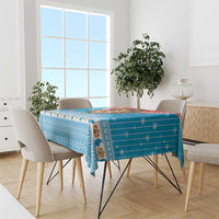 Luxembourg Christmas Tablecloth Schei Chreschtdeeg Xmas Pattern - Wonder Print Shop