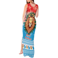 Luxembourg Christmas Tank Maxi Dress Schei Chreschtdeeg Xmas Pattern - Wonder Print Shop