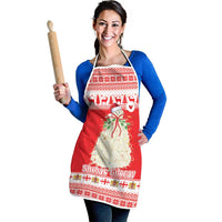 Georgia Christmas Chichilaki Apron Celebrate Georgian Tradition - Wonder Print Shop