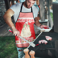Georgia Christmas Chichilaki Apron Celebrate Georgian Tradition - Wonder Print Shop