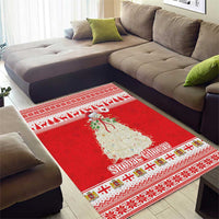 Georgia Christmas Chichilaki Area Rug Celebrate Georgian Tradition - Wonder Print Shop
