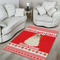 Georgia Christmas Chichilaki Area Rug Celebrate Georgian Tradition - Wonder Print Shop