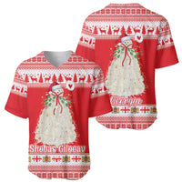 Georgia Christmas Chichilaki Baseball Jersey Celebrate Georgian Tradition - Wonder Print Shop