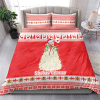 Georgia Christmas Chichilaki Bedding Set Celebrate Georgian Tradition - Wonder Print Shop