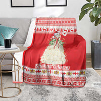 Georgia Christmas Chichilaki Blanket Celebrate Georgian Tradition - Wonder Print Shop