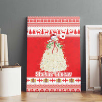 Georgia Christmas Chichilaki Canvas Wall Art Celebrate Georgian Tradition - Wonder Print Shop