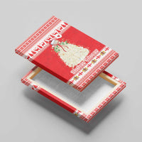 Georgia Christmas Chichilaki Canvas Wall Art Celebrate Georgian Tradition - Wonder Print Shop