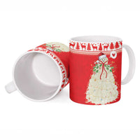 Georgia Christmas Chichilaki Ceramic Mug Celebrate Georgian Tradition - Wonder Print Shop