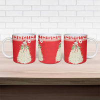 Georgia Christmas Chichilaki Ceramic Mug Celebrate Georgian Tradition - Wonder Print Shop