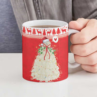 Georgia Christmas Chichilaki Ceramic Mug Celebrate Georgian Tradition - Wonder Print Shop