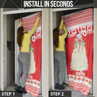 Georgia Christmas Chichilaki Door Cover Celebrate Georgian Tradition - Wonder Print Shop