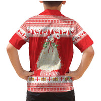 Georgia Christmas Chichilaki Family Matching Mermaid Dress and Hawaiian Shirt Celebrate Georgian Tradition - Wonder Print Shop