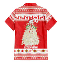 Georgia Christmas Chichilaki Family Matching Mermaid Dress and Hawaiian Shirt Celebrate Georgian Tradition - Wonder Print Shop