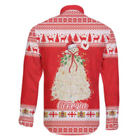 Georgia Christmas Chichilaki Family Matching Short Sleeve Bodycon Dress and Hawaiian Shirt Celebrate Georgian Tradition - Wonder Print Shop