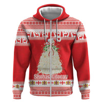 Georgia Christmas Chichilaki Hoodie Celebrate Georgian Tradition - Wonder Print Shop