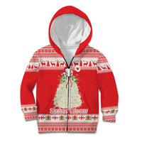 Georgia Christmas Chichilaki Kid Hoodie Celebrate Georgian Tradition - Wonder Print Shop