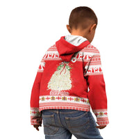 Georgia Christmas Chichilaki Kid Hoodie Celebrate Georgian Tradition - Wonder Print Shop