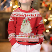 Georgia Christmas Chichilaki Kid Ugly Christmas Sweater Celebrate Georgian Tradition - Wonder Print Shop