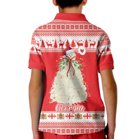 Georgia Christmas Chichilaki Kid Polo Shirt Celebrate Georgian Tradition - Wonder Print Shop
