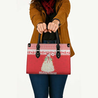 Georgia Christmas Chichilaki Leather Bag Celebrate Georgian Tradition - Wonder Print Shop
