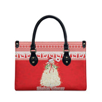 Georgia Christmas Chichilaki Leather Bag Celebrate Georgian Tradition - Wonder Print Shop