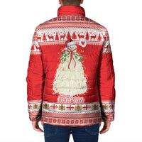 Georgia Christmas Chichilaki Padded Jacket Celebrate Georgian Tradition - Wonder Print Shop
