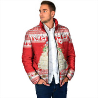 Georgia Christmas Chichilaki Padded Jacket Celebrate Georgian Tradition - Wonder Print Shop