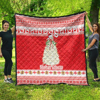 Georgia Christmas Chichilaki Quilt Celebrate Georgian Tradition - Wonder Print Shop