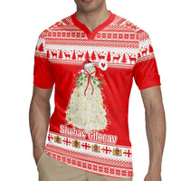 Georgia Christmas Chichilaki Rugby Jersey Celebrate Georgian Tradition - Wonder Print Shop