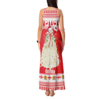 Georgia Christmas Chichilaki Tank Maxi Dress Celebrate Georgian Tradition - Wonder Print Shop