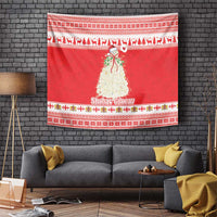 Georgia Christmas Chichilaki Tapestry Celebrate Georgian Tradition - Wonder Print Shop