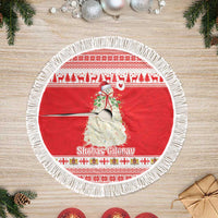 Georgia Christmas Chichilaki Tree Skirt Celebrate Georgian Tradition - Wonder Print Shop