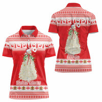 Georgia Christmas Chichilaki Women Polo Shirt Celebrate Georgian Tradition - Wonder Print Shop