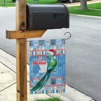 Guatemala Christmas Garden Flag Resplendent Queztal Libre Crezca Fecundo - Wonder Print Shop