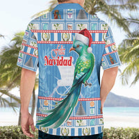 Guatemala Christmas Hawaiian Shirt Resplendent Queztal Libre Crezca Fecundo - Wonder Print Shop