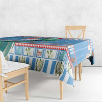 Guatemala Christmas Tablecloth Resplendent Queztal Libre Crezca Fecundo - Wonder Print Shop