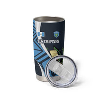 Custom Guatemala Football Tumbler Cup Los Chapines Go Champion - Wonder Print Shop