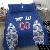 Custom Moldova Football Bedding Set Tricolorii Tree Of Life Blue Version - Wonder Print Shop