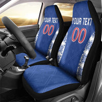 Custom Moldova Football Car Seat Cover Tricolorii Tree Of Life Blue Version - Wonder Print Shop