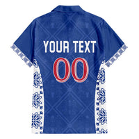 Custom Moldova Football Family Matching Summer Maxi Dress and Hawaiian Shirt Tricolorii Tree Of Life Blue Version - Wonder Print Shop